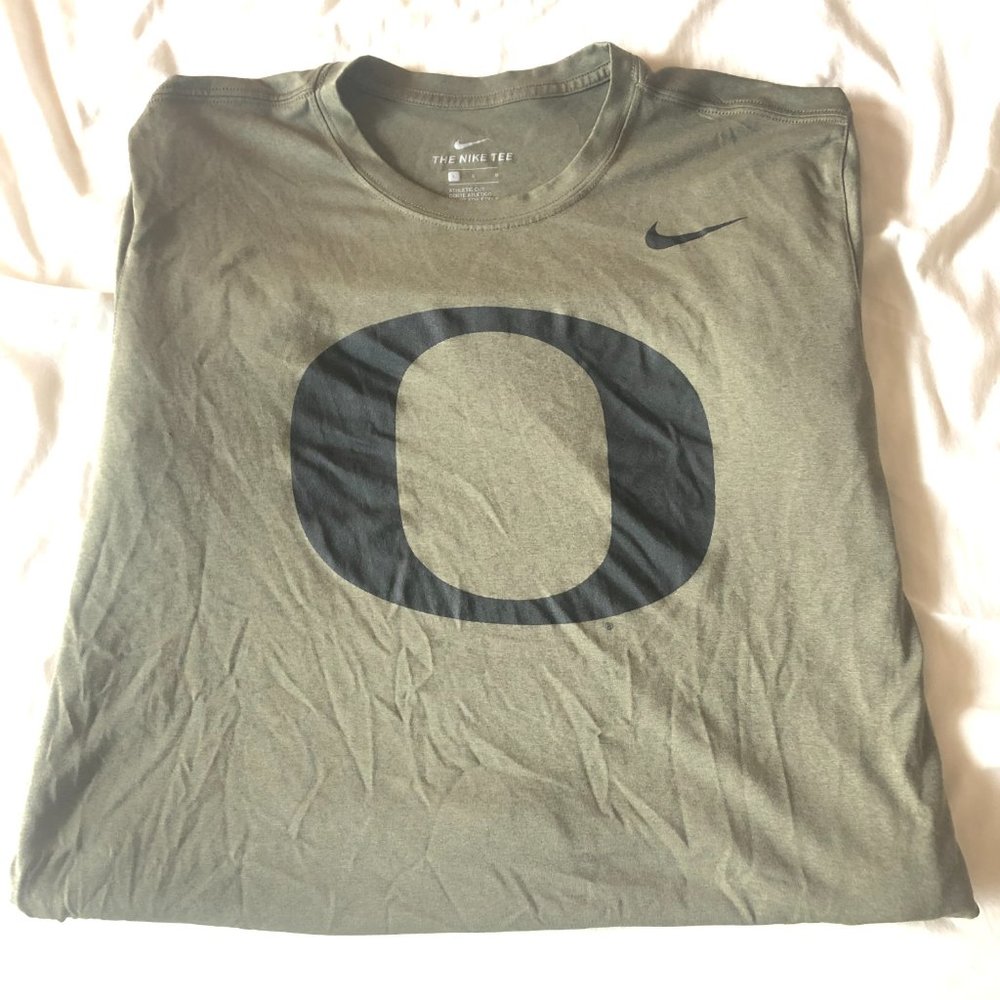 Oregon Ducks Army Green Tshrit